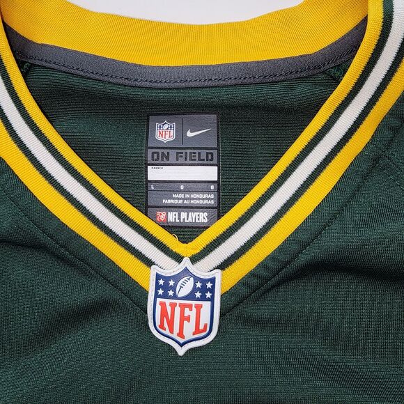 Nike NFL On Field Green Bay Packers Aaron Rodgers Player Jersey Size L - Picture 5 of 5